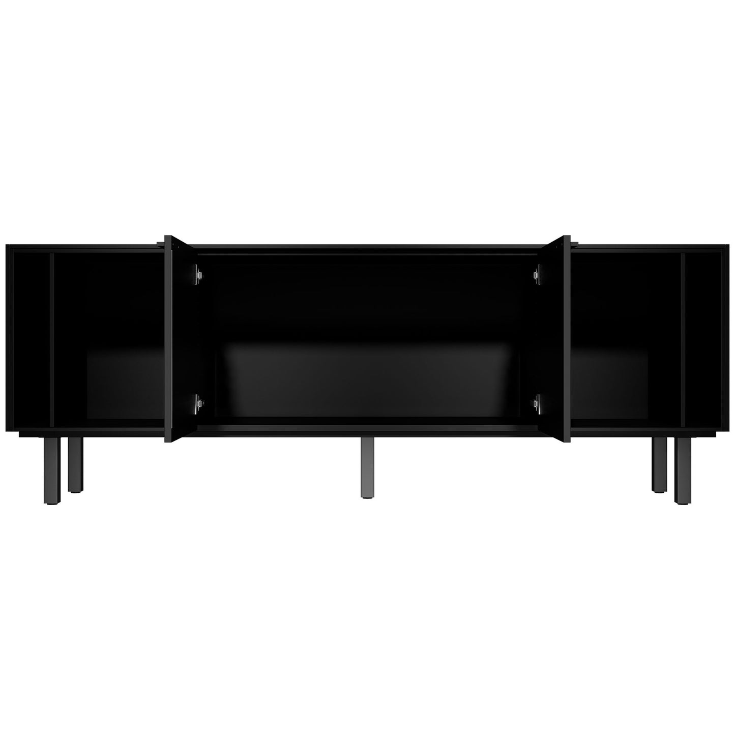 BRALCO SILE Buffet bas | 1 OH, 2025 x 740 mm, noir