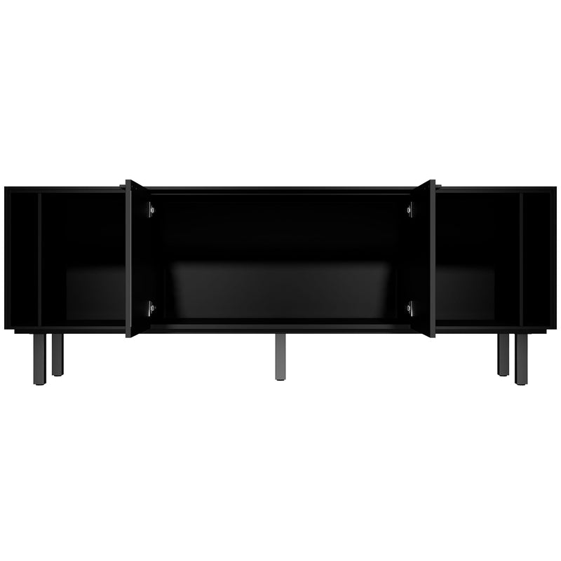 Bralco SILE Lowboard | 1 oh, 2025 x 740 mm, noir - 3 Main Image