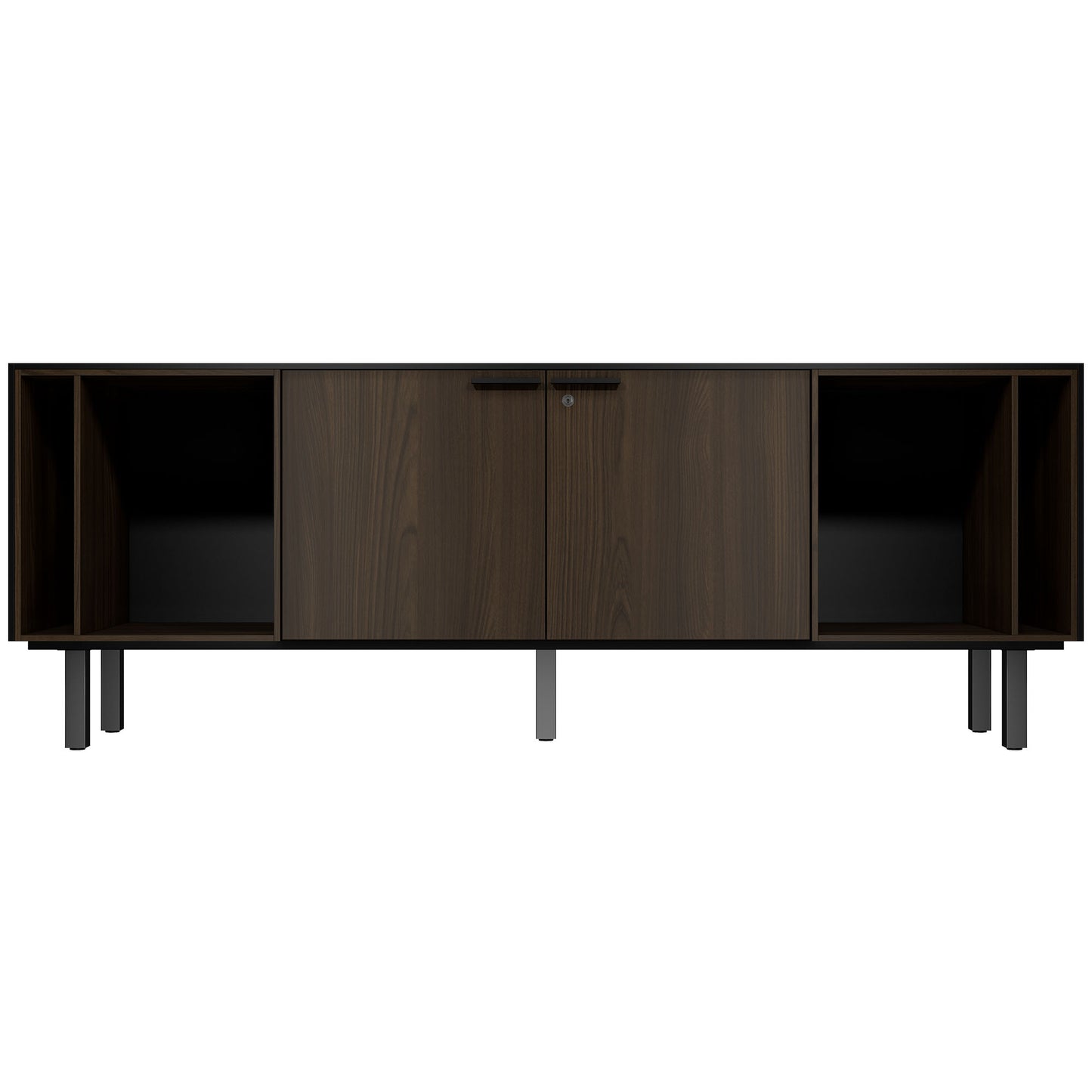 BRALCO SILE Buffet bas | 1 OH, 2025 x 740 mm, noir