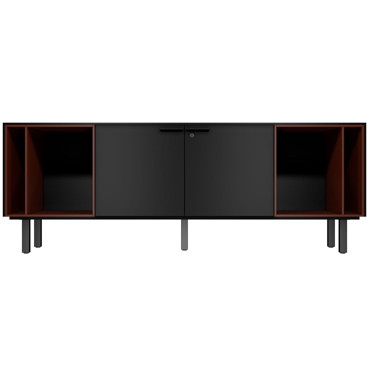 BRALCO SILE Buffet bas | 1 OH, 2025 x 740 mm, noir