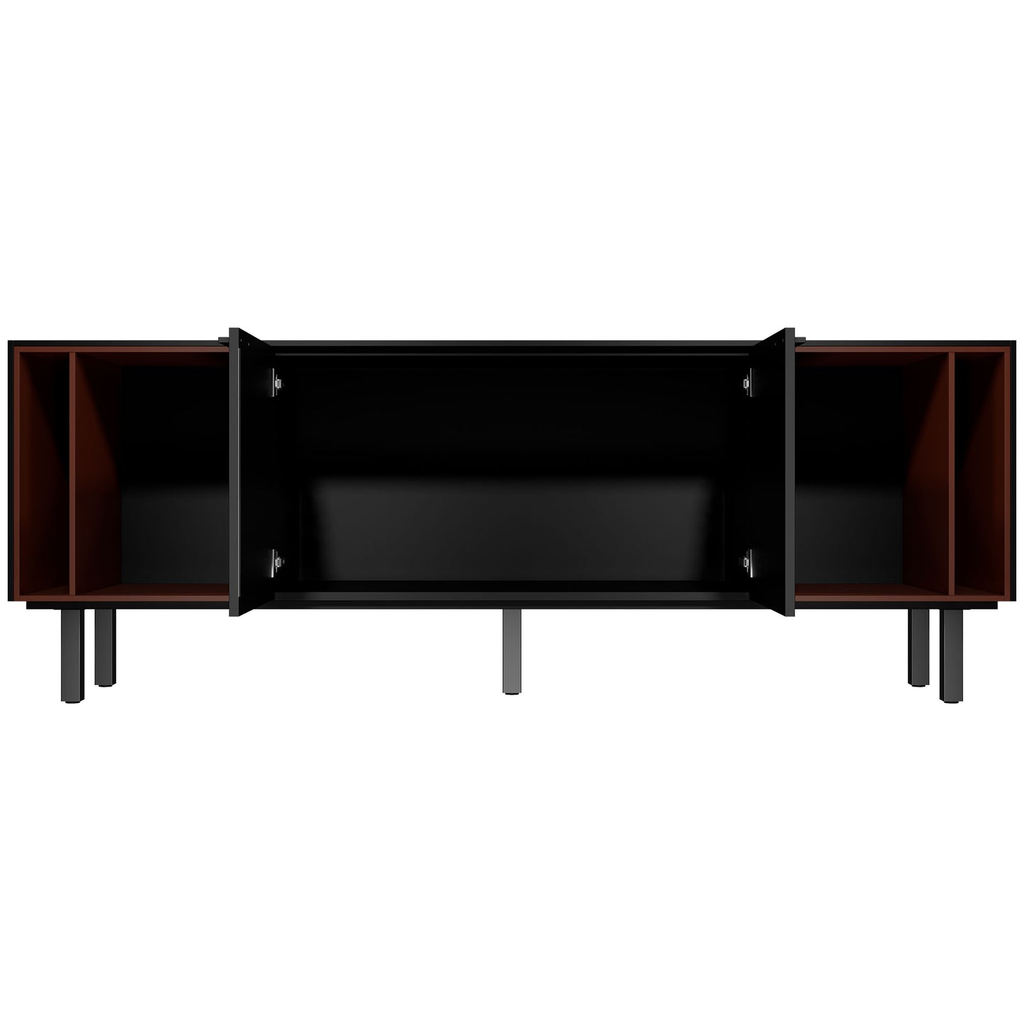 BRALCO SILE Buffet bas | 1 OH, 2025 x 740 mm, noir