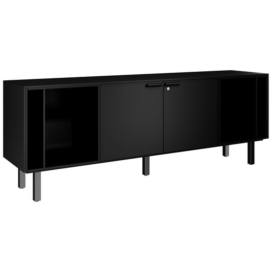 Bralco SILE Lowboard | 1 oh, 2025 x 740 mm, noir