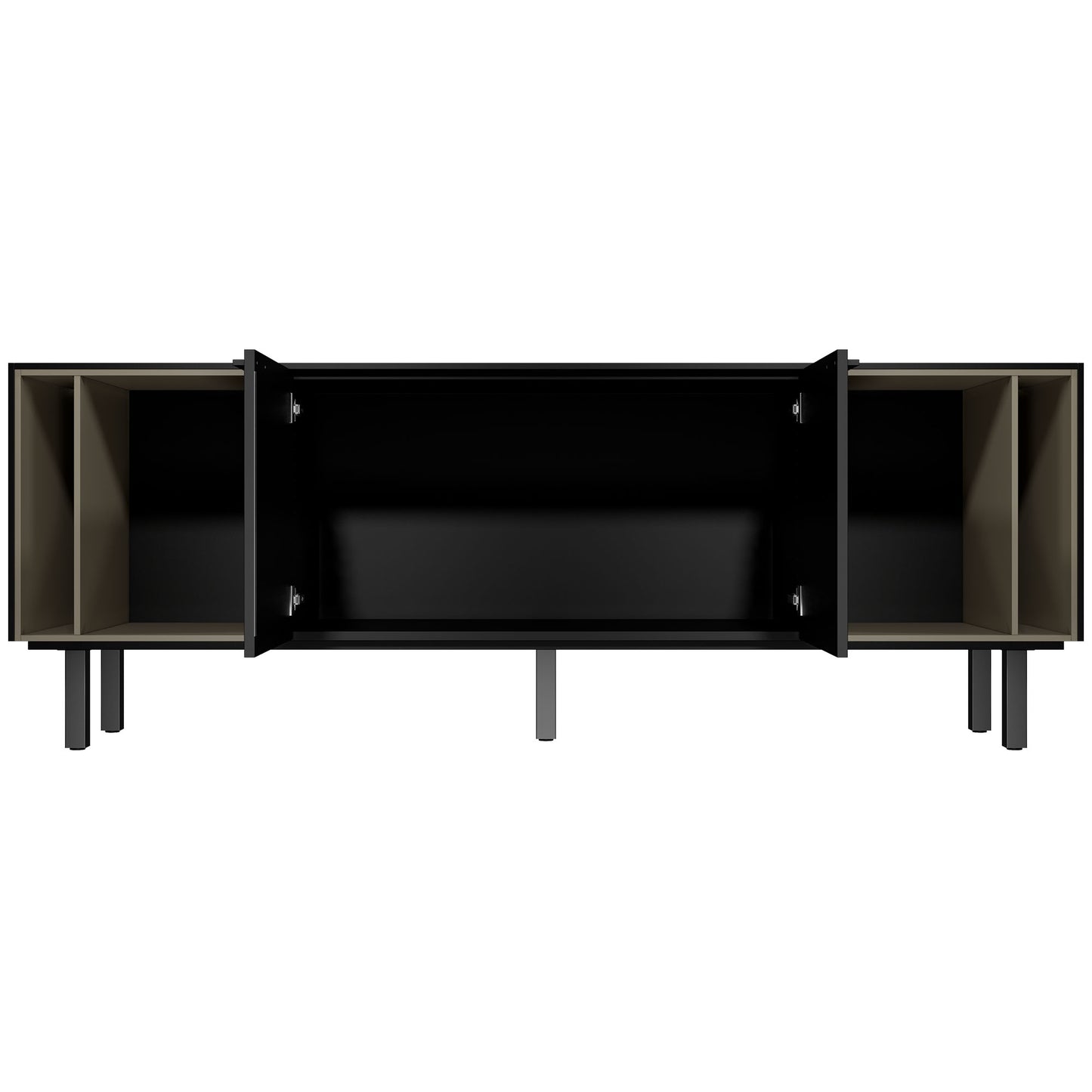 BRALCO SILE Lowboard | 1 OH, 2025 x 740 mm, black