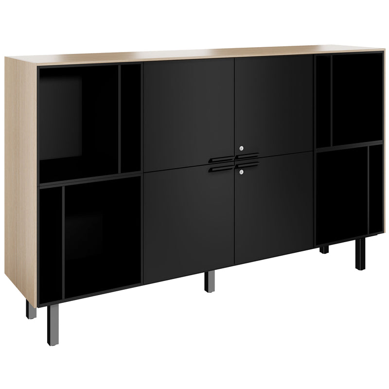 Bralco SILE Highboard | 2 oh, 2025 x 1250 mm, chêne - 1 Main Image