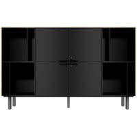 BRALCO SILE Highboard | 2 OH, 2025 x 1250 mm, Eiche