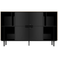 BRALCO SILE Highboard | 2 OH, 2025 x 1250 mm, Eiche