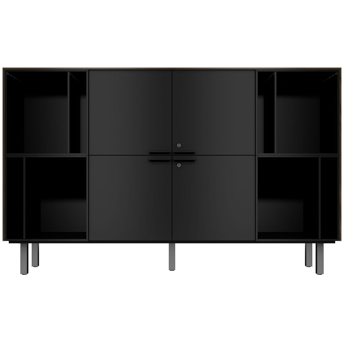 BRALCO SILE highboard | 2 OH, 2025 x 1250 mm, walnut - 2 Lightbox Main Image