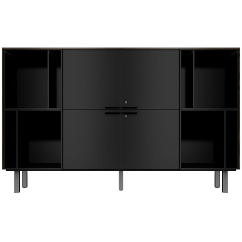 BRALCO SILE highboard | 2 OH, 2025 x 1250 mm, walnut - 2 Main Image