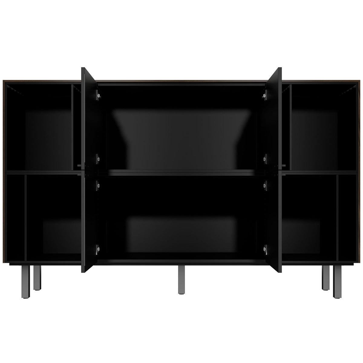 BRALCO SILE highboard | 2 OH, 2025 x 1250 mm, walnut - 3 Lightbox Main Image