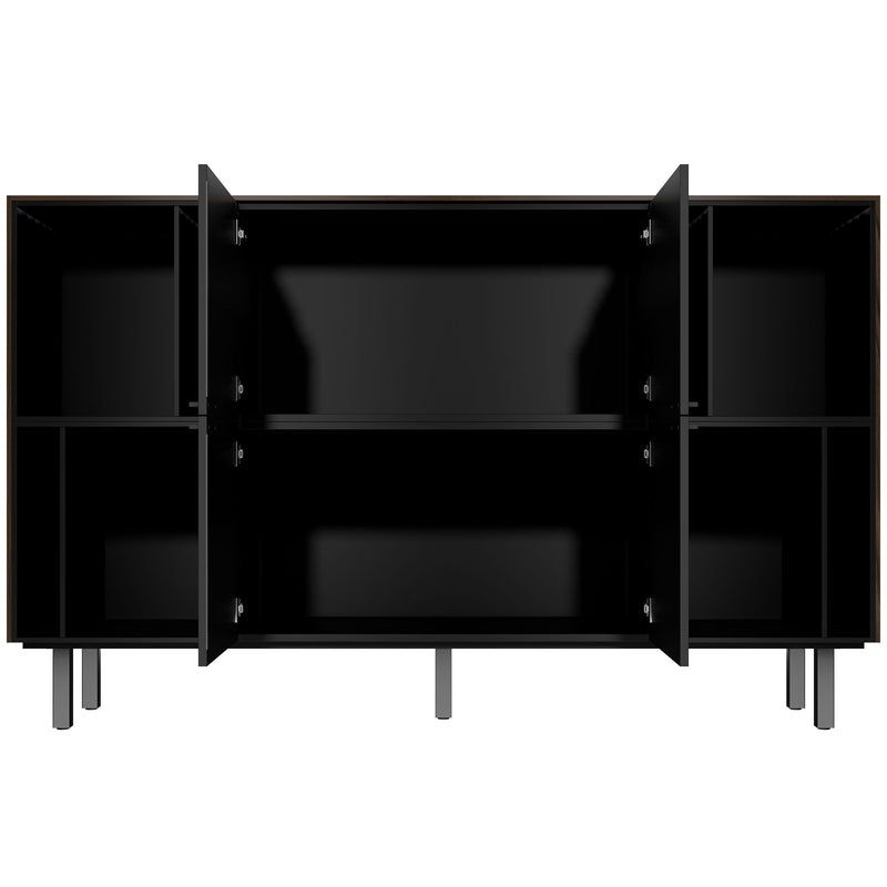 BRALCO SILE highboard | 2 OH, 2025 x 1250 mm, walnut - 3 Main Image