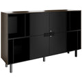 BRALCO SILE highboard | 2 OH, 2025 x 1250 mm, walnut - 1 Thumbnail Image