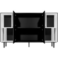 BRALCO SILE Highboard | 2 OH, 2025 x 1250 mm, Schwarz