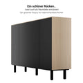 BRALCO SILE Highboard | 2 OH, 2025 x 1250 mm, Nero  - 7 Thumbnail Image