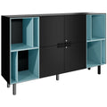 BRALCO SILE Highboard | 2 OH, 2025 x 1250 mm, Nero  - 4 Thumbnail Image