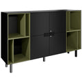 BRALCO SILE Highboard | 2 OH, 2025 x 1250 mm, Nero  - 5 Thumbnail Image