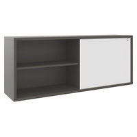 Buffet bas NOVA | 1,5 OH, 1382 x 570 mm, gris Cubanite