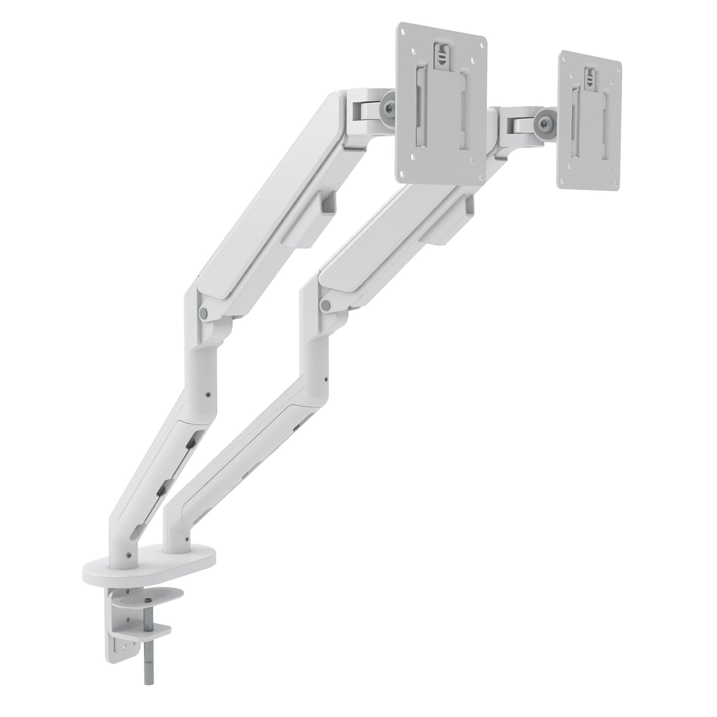 MASTER DUO Monitorhalter | Gasfederunterstuetzung, 148-445 mm, fuer zwei Monitore