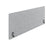 MILA Acoustic table partition | 1200 - 2000 mm, 650 mm high, velito light gray mottled