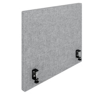 Panneau latéral de séparation pour table acoustique MILA | 650 mm de hauteur, VELITO gris clair chiné