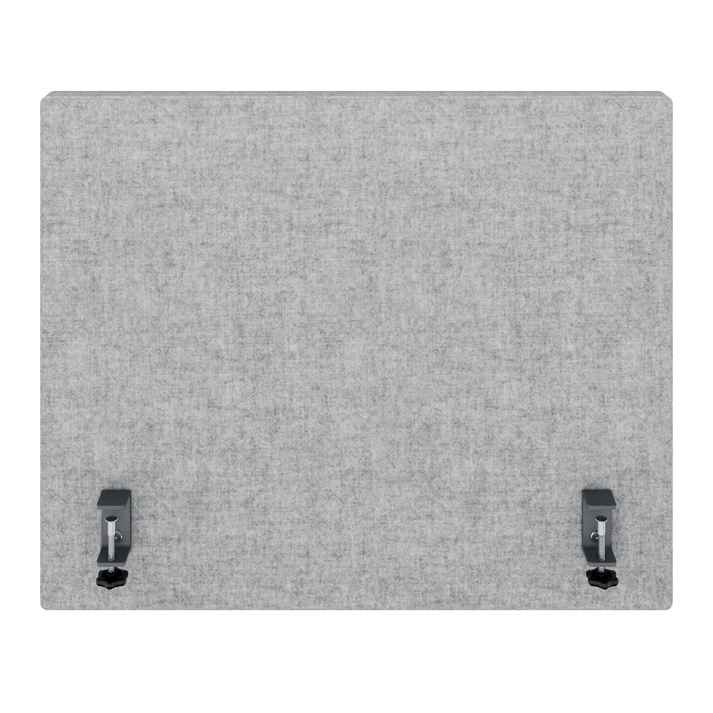 Panneau latéral de séparation pour table acoustique MILA | 650 mm de hauteur, VELITO gris clair chiné