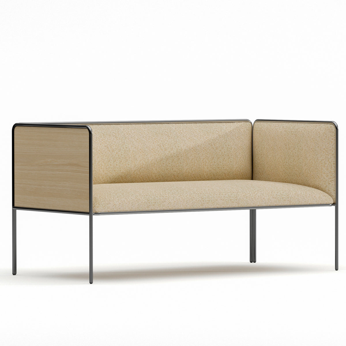 MITEA Sofa | 4-Fuß-Gestell, feste Armlehnen, 2- oder 3-Sitzer - 1 Lightbox Main Image