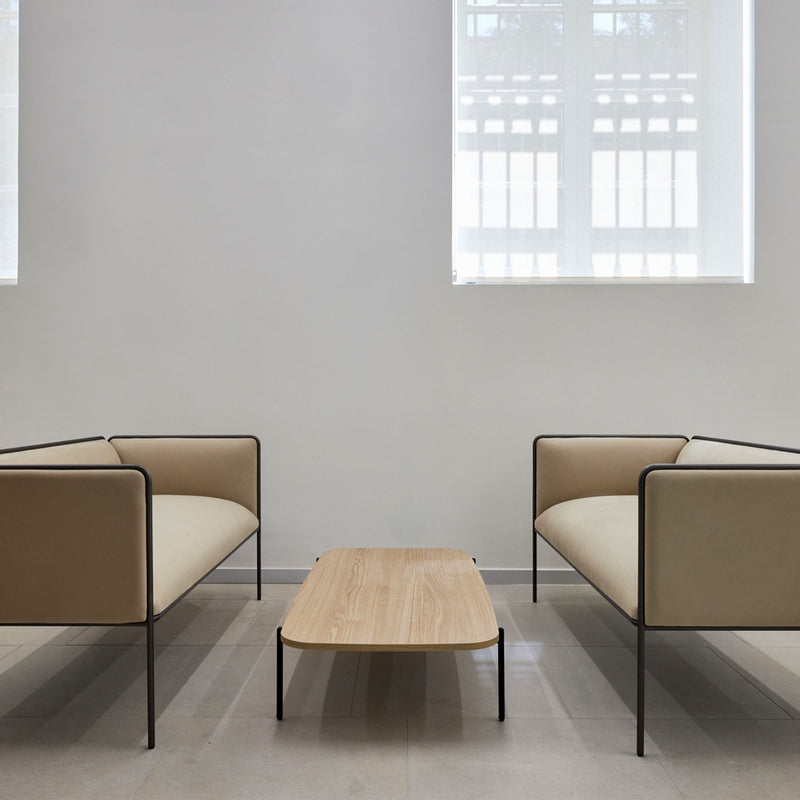MITEA Sofa | 4-Fuß-Gestell, feste Armlehnen, 2- oder 3-Sitzer - 19 Main Image