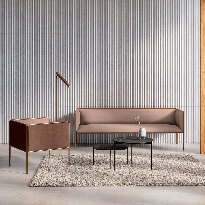 MITEA Sofa | 4-Fuß-Gestell, feste Armlehnen, 2- oder 3-Sitzer - 26 Main Image