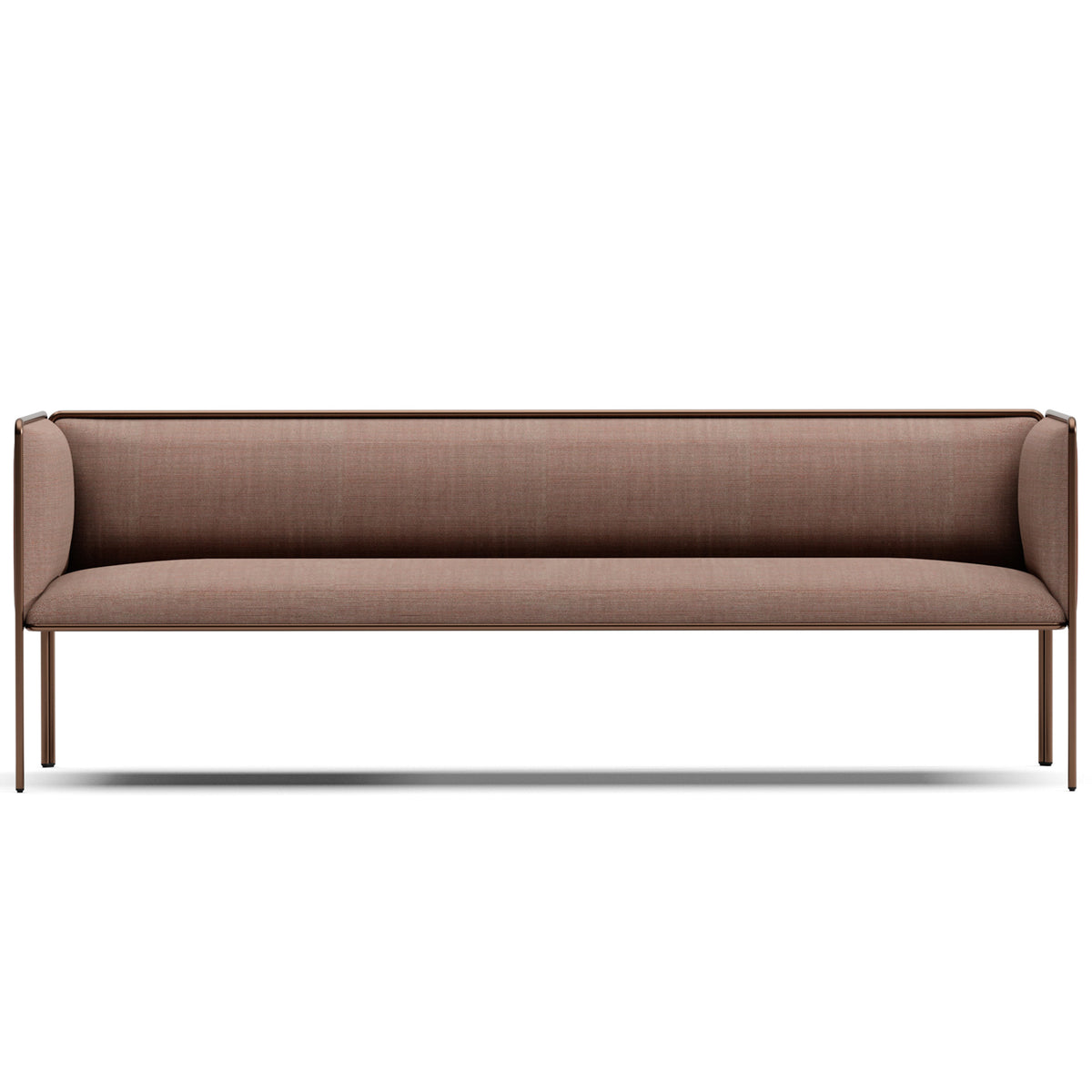 MITEA Sofa | 4-Fuß-Gestell, feste Armlehnen, 2- oder 3-Sitzer