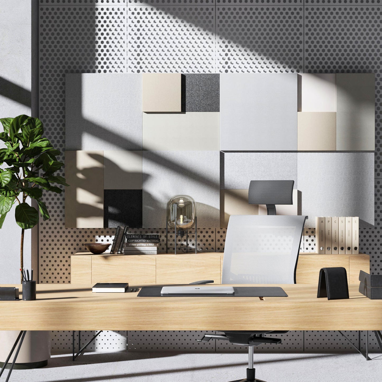 MODUS Light Pannelli riflettenti per pareti e soffitti | Assorbitori di classe A, 300-600 mm, oltre 100 colori