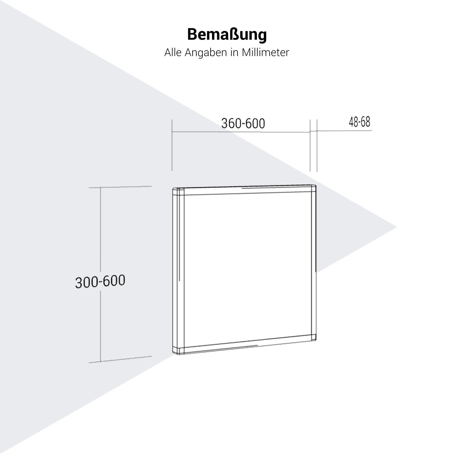 MODUS Light Pannelli riflettenti per pareti e soffitti | Assorbitori di classe A, 300-600 mm, oltre 100 colori