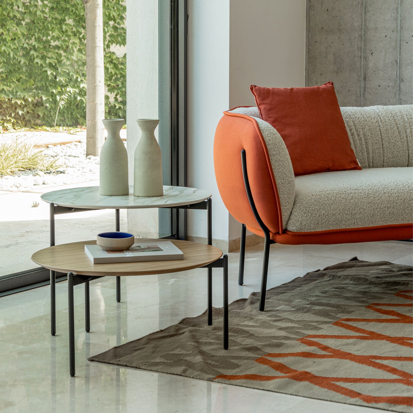 MORPHE Couchtisch | 500-1200 mm, Rund oder rechteckig