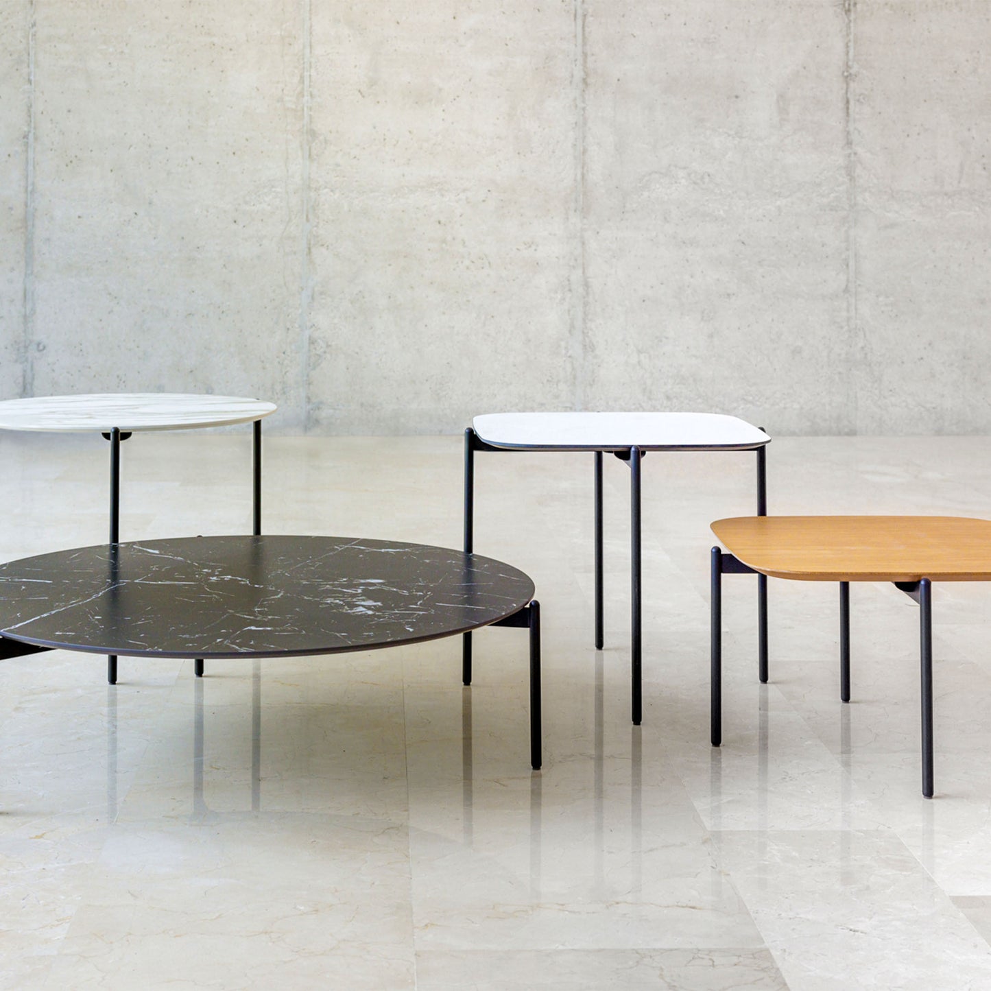 MORPHE Couchtisch | 500-1200 mm, Rund oder rechteckig