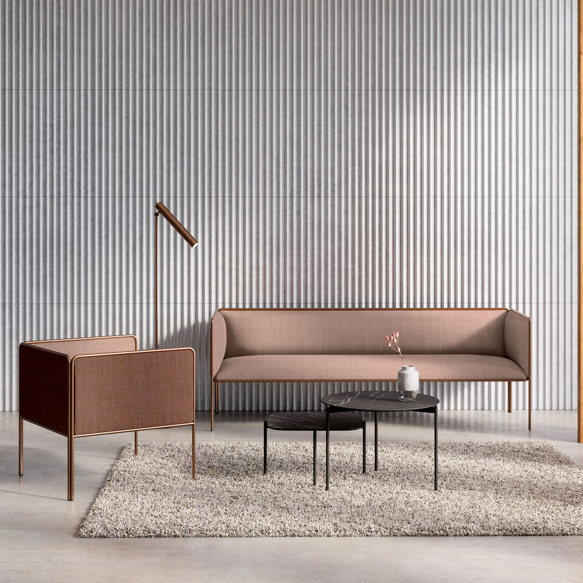 MORPHE Couchtisch | 500-1200 mm, Rund oder rechteckig