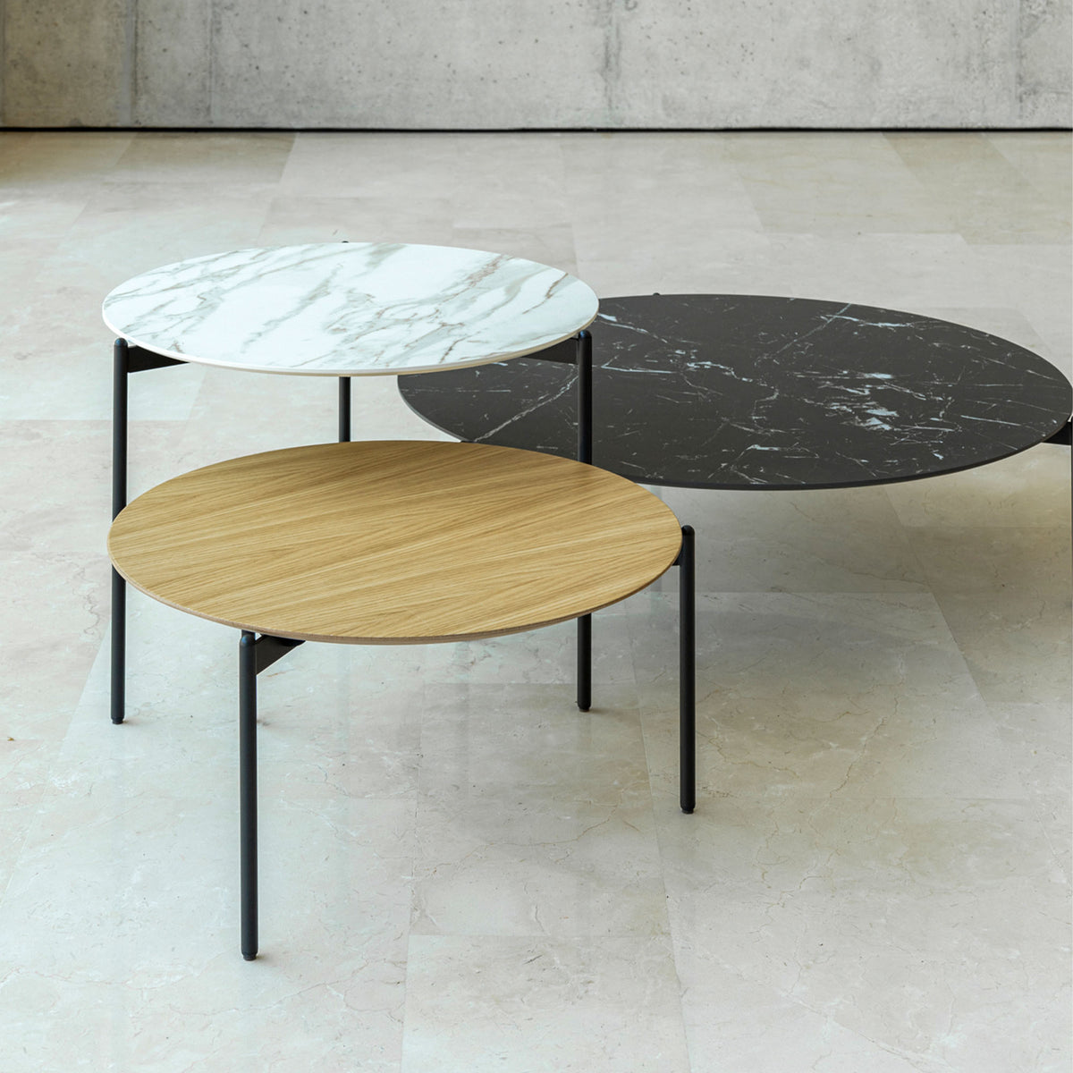MORPHE Couchtisch | 500-1200 mm, Rund oder rechteckig