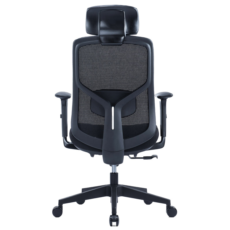 MOVE IT office swivel chair | synchro mechanism, headrest, black  - 5 Main Image