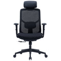 MOVE IT office swivel chair | synchro mechanism, headrest, black  - 6 Thumbnail Image