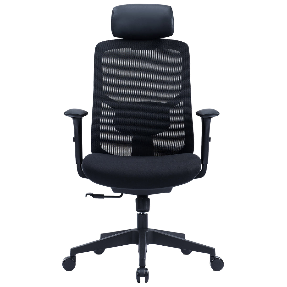 MOVE IT office swivel chair | synchro mechanism, headrest, black  - 6 Lightbox Main Image