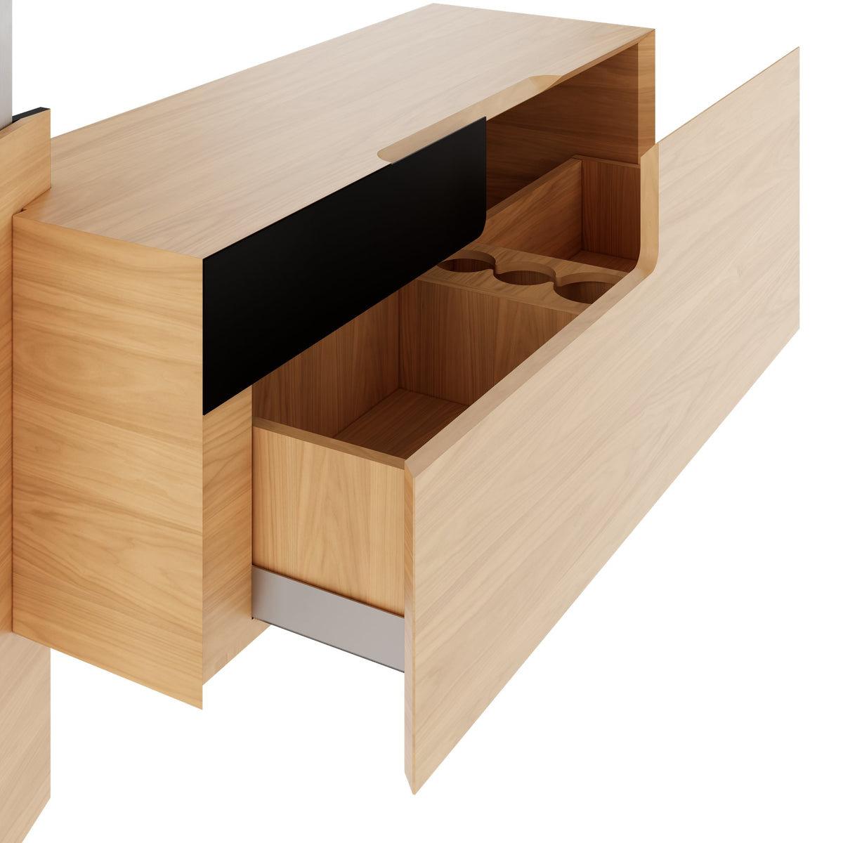 MOVE&LEAD Schreibtisch-Standcontainer | 1000 x 580 mm, Schublade mit Soft Close - 3 Lightbox Main Image
