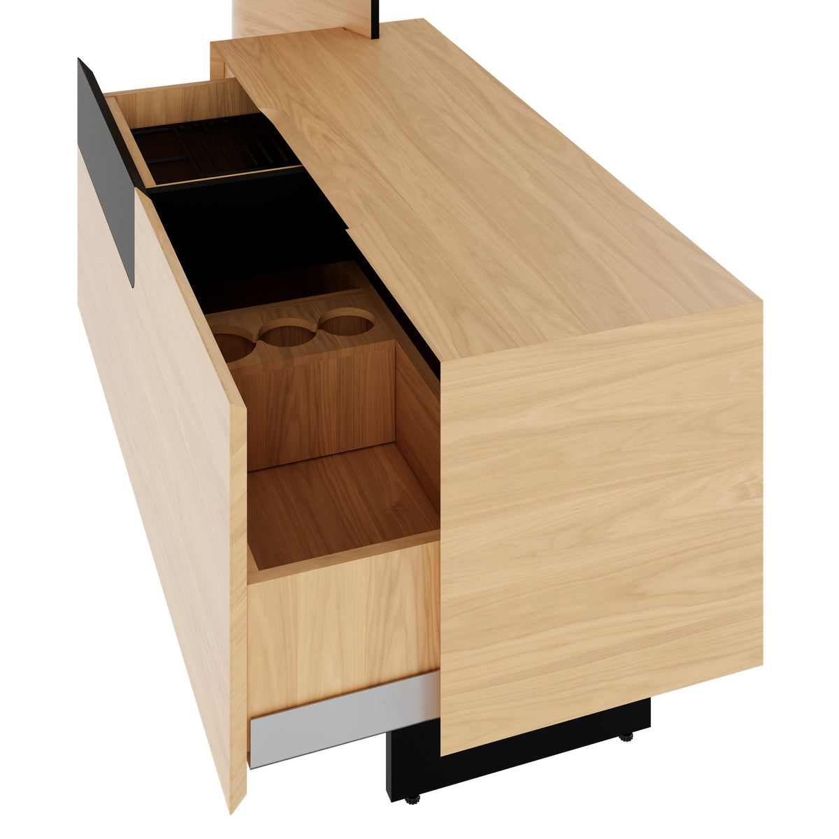 MOVE&LEAD Schreibtisch-Standcontainer | 1000 x 580 mm, Schublade mit Soft Close - 4 Lightbox Main Image