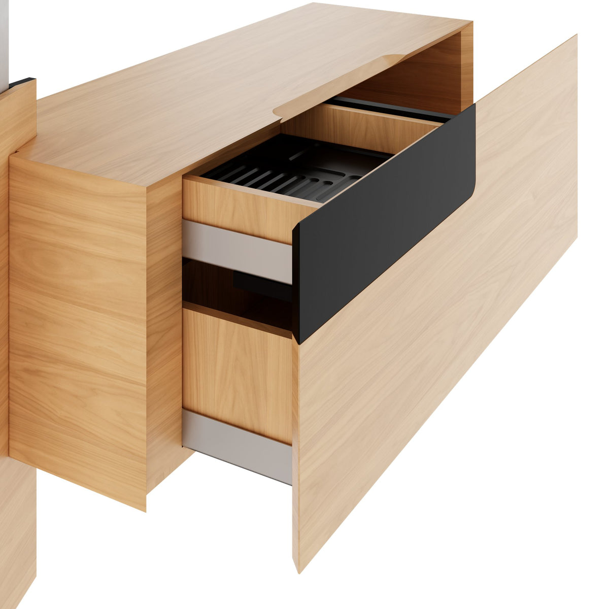 MOVE&LEAD Schreibtisch-Standcontainer | 1000 x 580 mm, Schublade mit Soft Close - 5 Lightbox Main Image