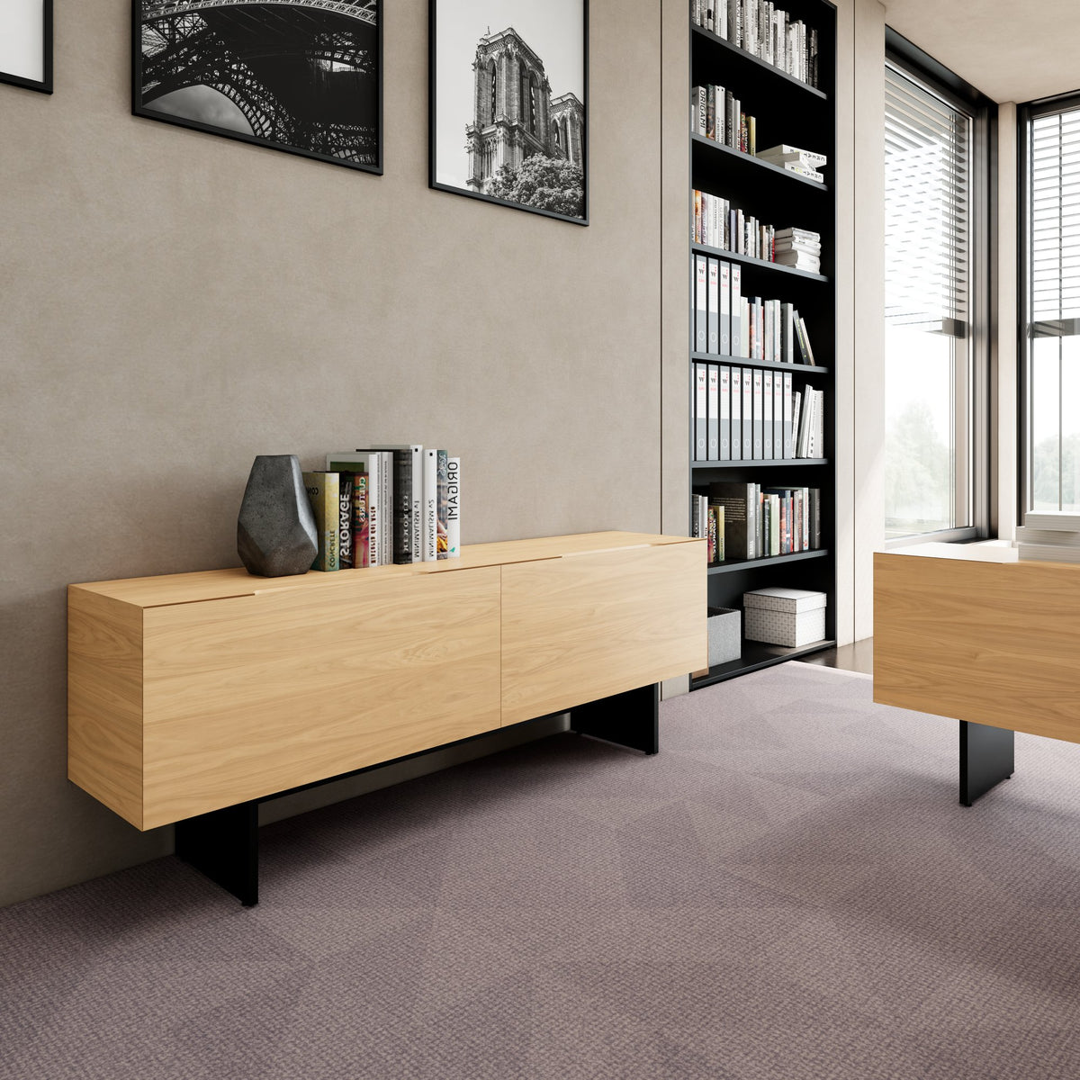 MOVE&LEAD Sideboard | 1600 x 580 mm, 2 Schubladen mit Soft-Close - 2 Lightbox Main Image