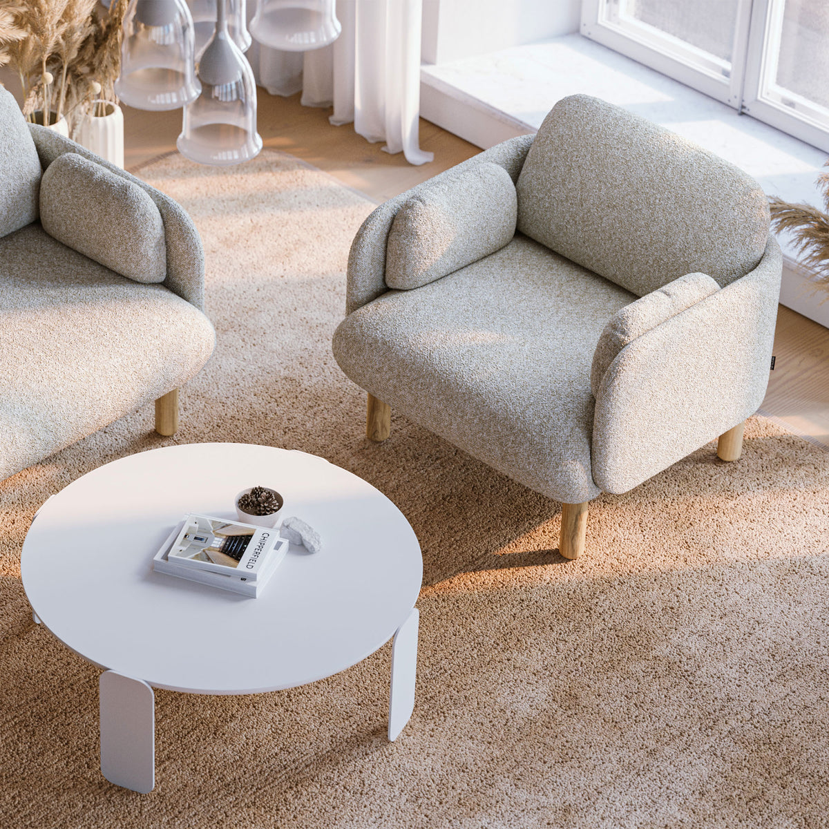MYAMI Premium Lounge-Sessel | 850 x 790 mm, 1-Sitzer - 8 Lightbox Main Image