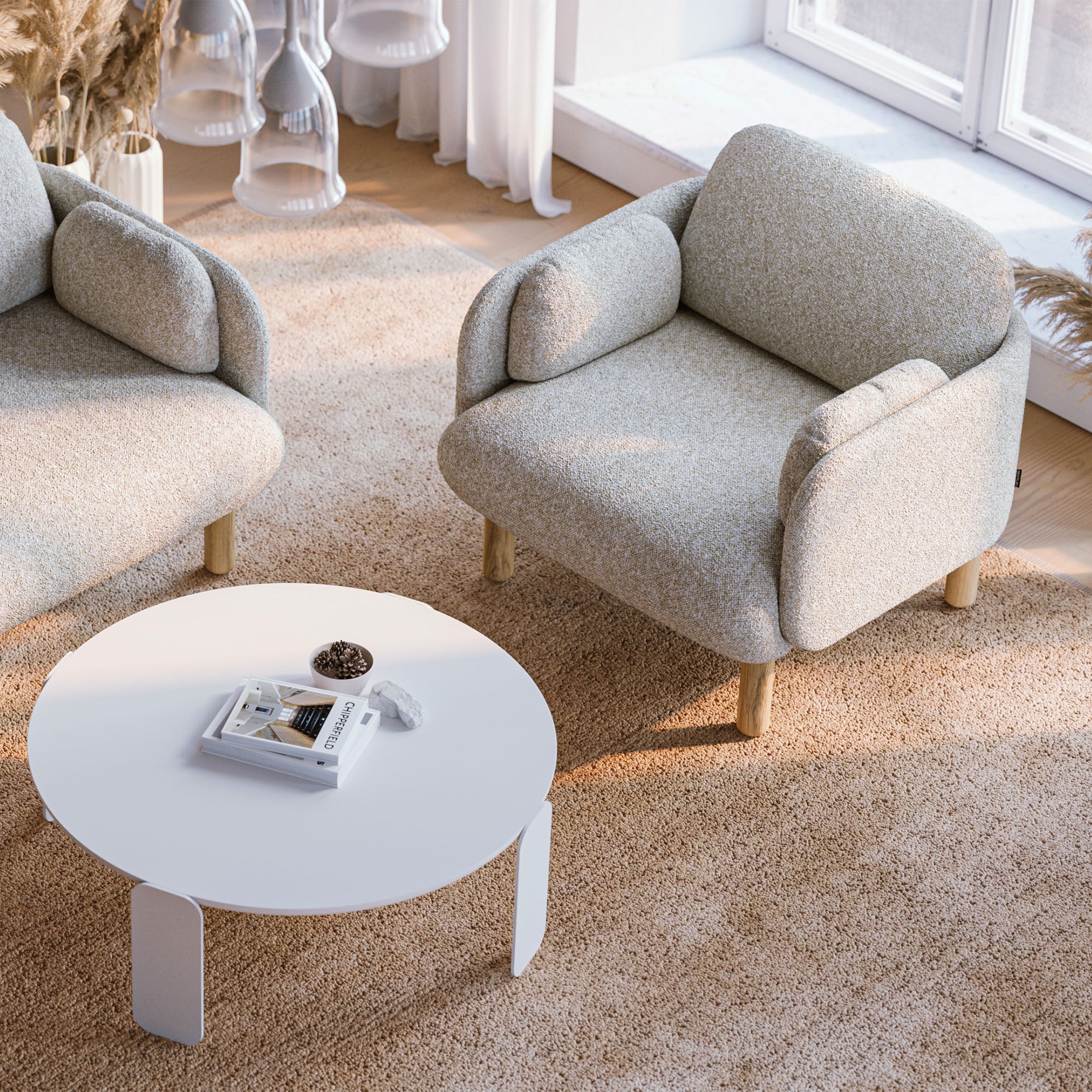 MYAMI Premium Lounge-Sessel | 850 x 790 mm, 1-Sitzer