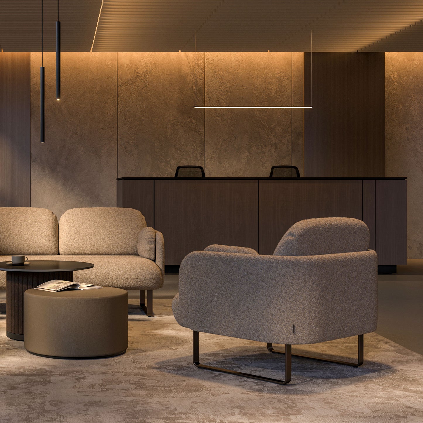MYAMI Premium Lounge-Sessel | 850 x 790 mm, 1-Sitzer