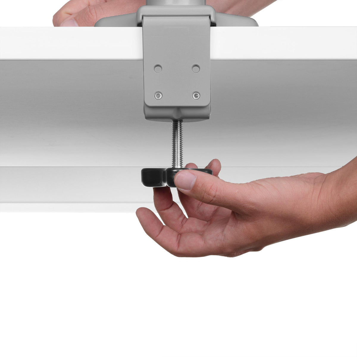 Supporto monitor PREMIUM | supporto a molla a gas, 200 - 500 mm, argento  - 10 Lightbox Main Image
