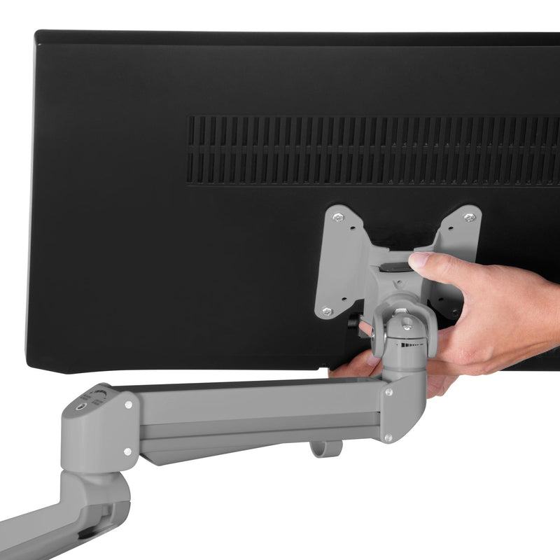 Supporto monitor PREMIUM | supporto a molla a gas, 200 - 500 mm, argento  - 5 Main Image
