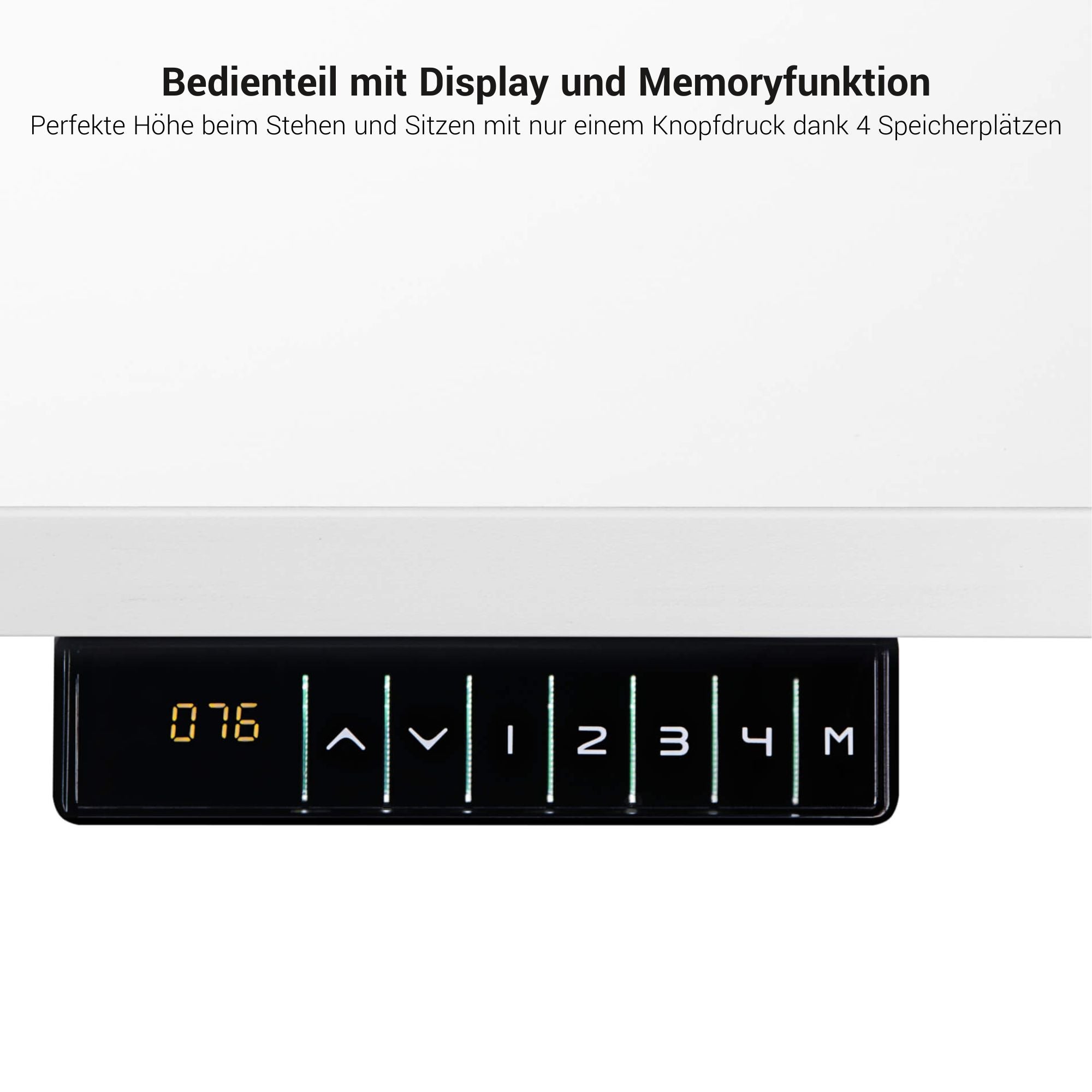 DRIVE 2-Motoren-Konferenztisch | Bootsform, 1800 - 2000 mm (6 - 8 Personen), elektrisch höhenverstellbar, Ahorn