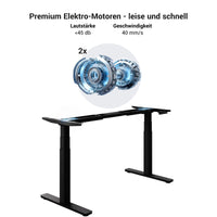 Table de conférence motorisée DRIVE 2 | Forme bateau, 1800 - 2000 mm (6 - 8 personnes), réglable en hauteur électriquement, érable