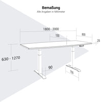 DRIVE 2 motor conference table | Boat shape, 1800 - 2000 mm (6 - 8 people), electrically height adjustable, pearl gray