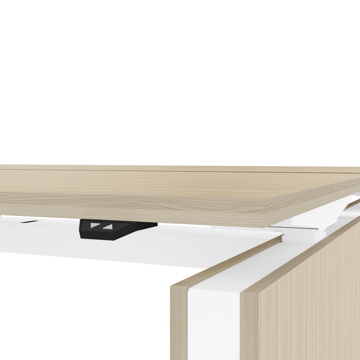 MOTION Desk del team | 1400 - 1800 mm, regolabile in altezza elettricamente, cenere di sabbia